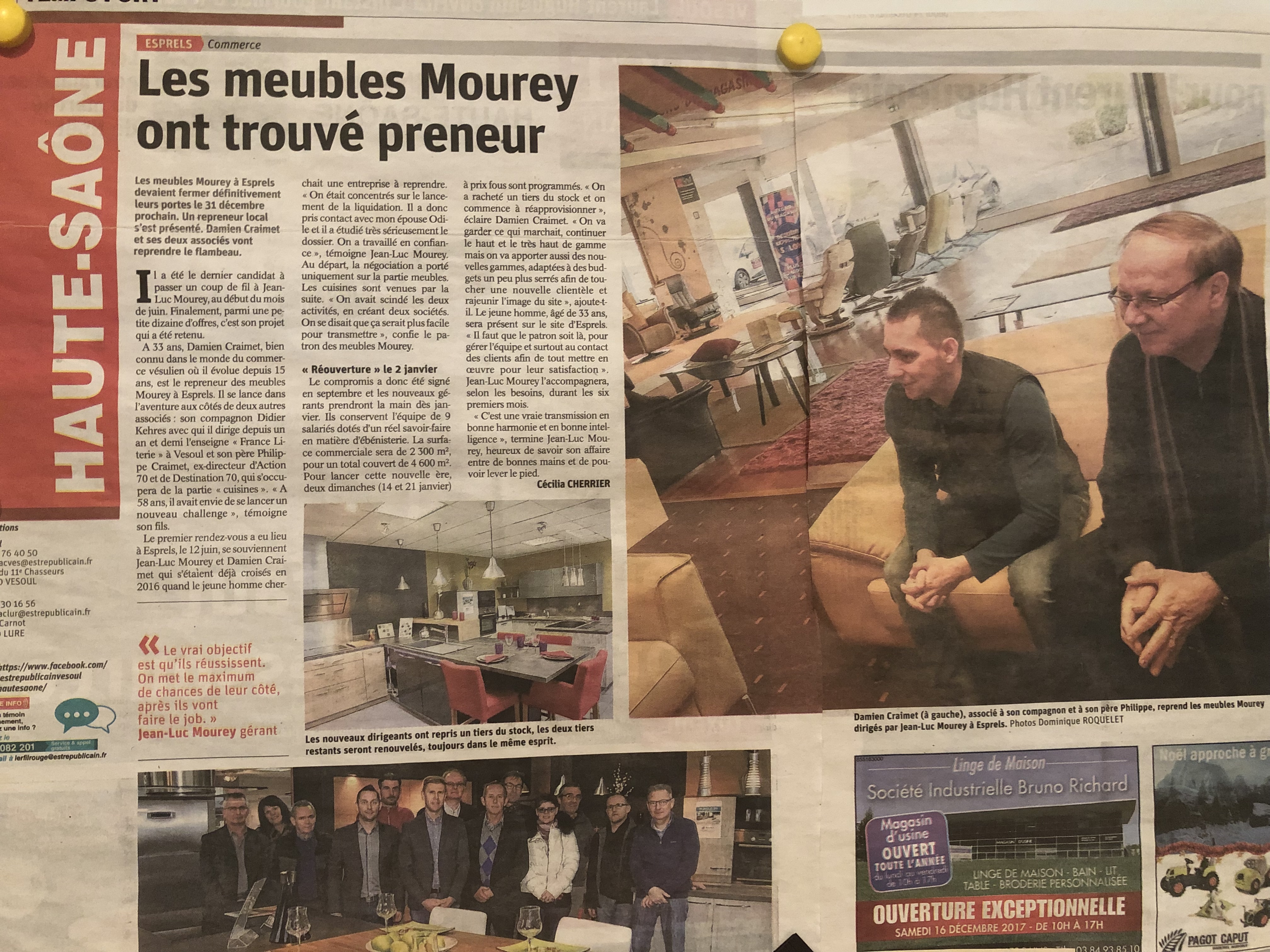 Meubles Mourey à Esprels